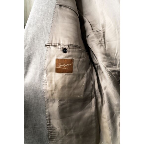 Samuelsohn Grey Suit Jacket Blazer 54R - Picture 8 of 13